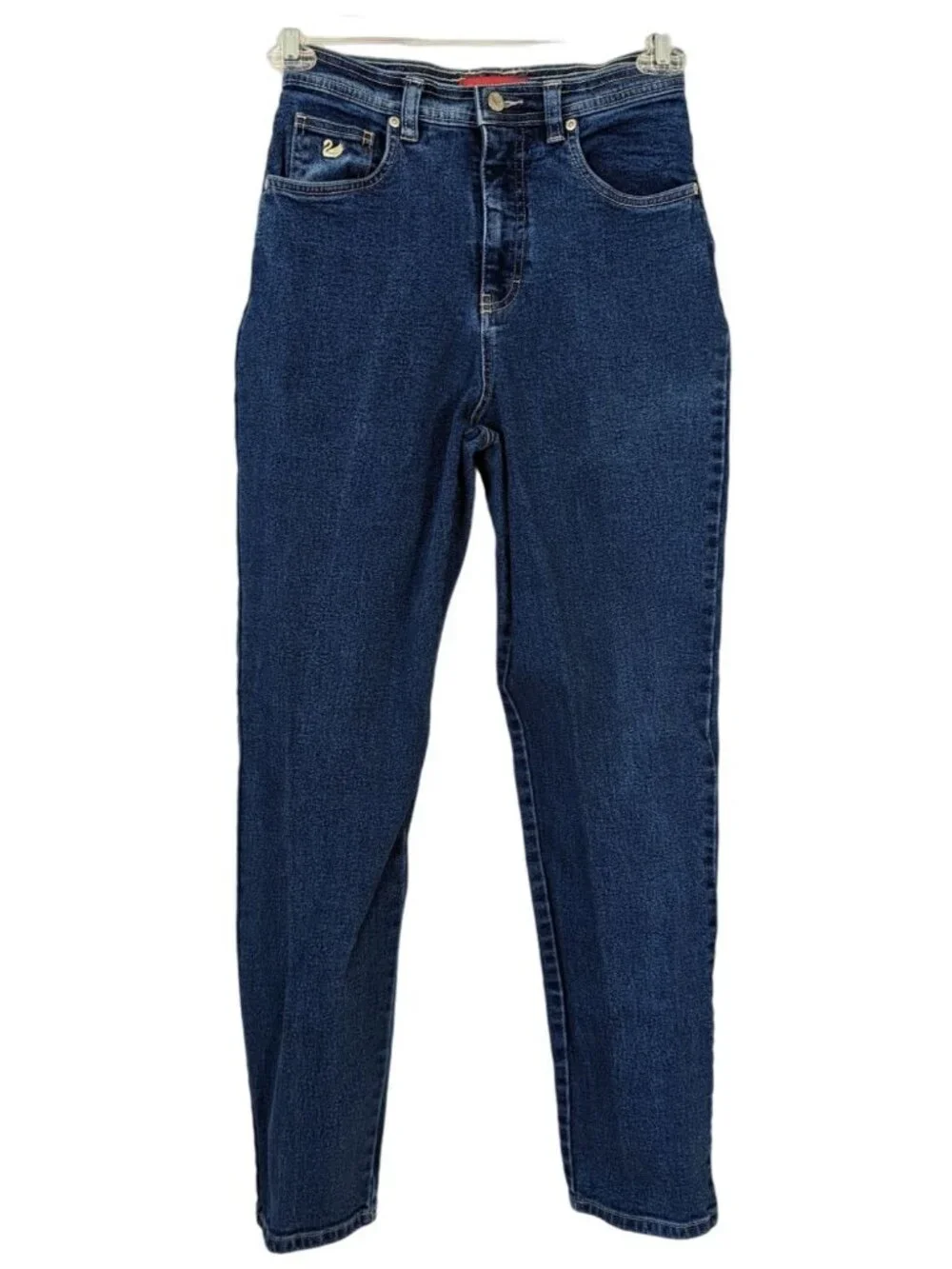 Vintage Gloria Vanderbilt Womens Jeans 8 High Rise Stretch Blue Denim 90s Classi
